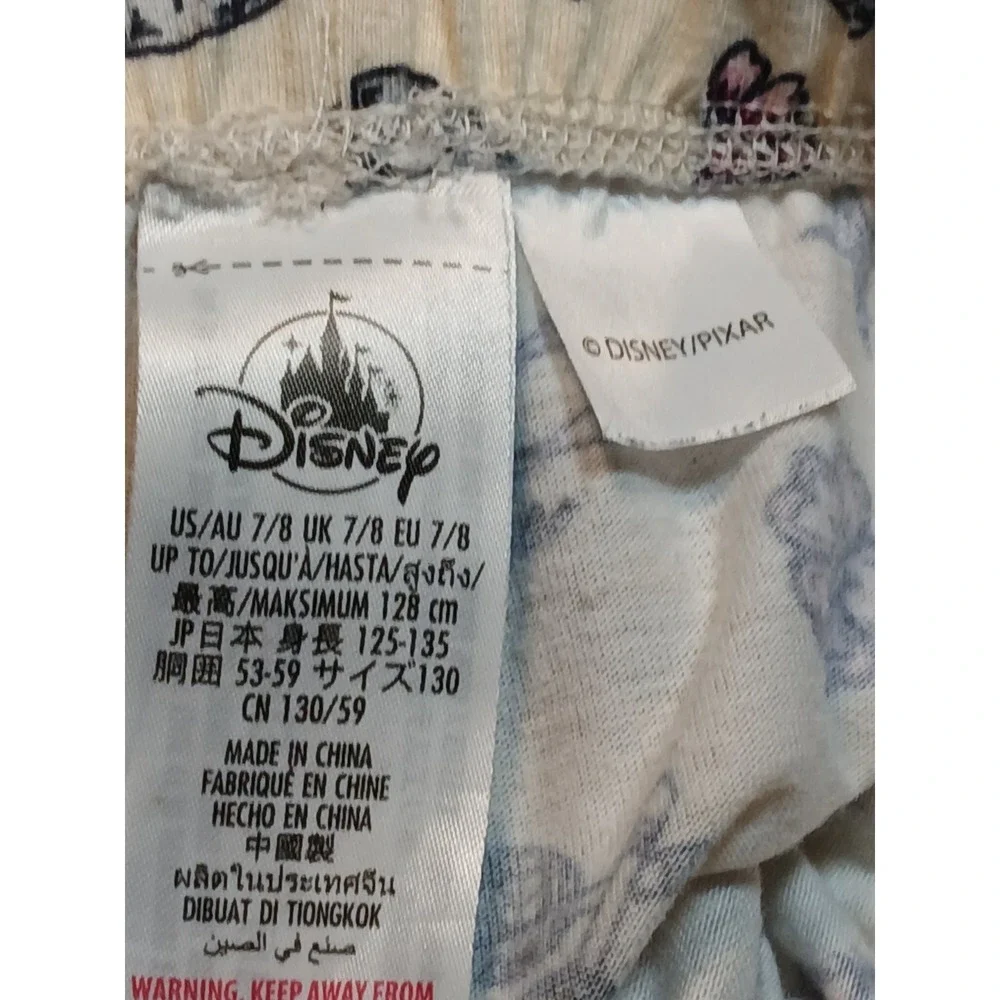 Disney Pixar Coco Kids Pajamas Sleep Set Mixed Size 9/10 Top 7/8 Pants Cream